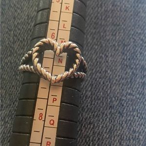 James Avery retired rope heart ring